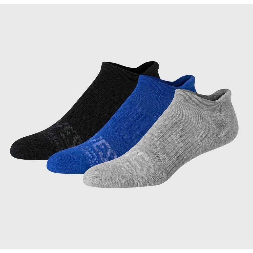Hanes Premium Men's Socks Heel Shield Performance Fit X-Temp 3-Pr Size 6-12 Blue